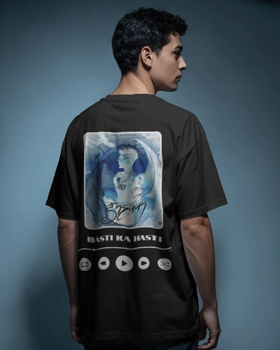 MC Stan - Basti Ka Hasti | Black T-Shirt