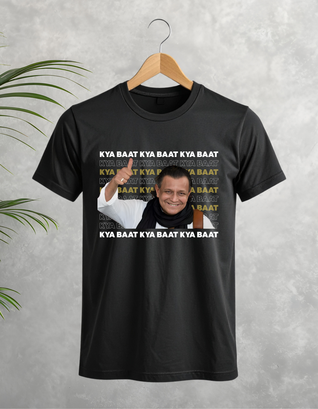 Mithun Da Kya Baat | Black T-Shirt (Unisex)