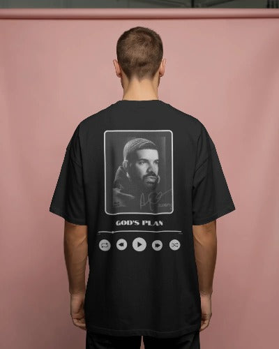 Drake - God's Plan | Black T-Shirt
