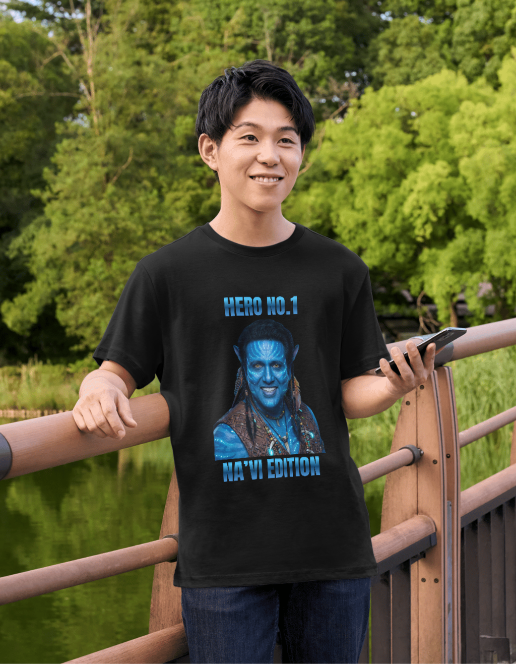 Govinda NA'VI | Black & White T-Shirt (Unisex)