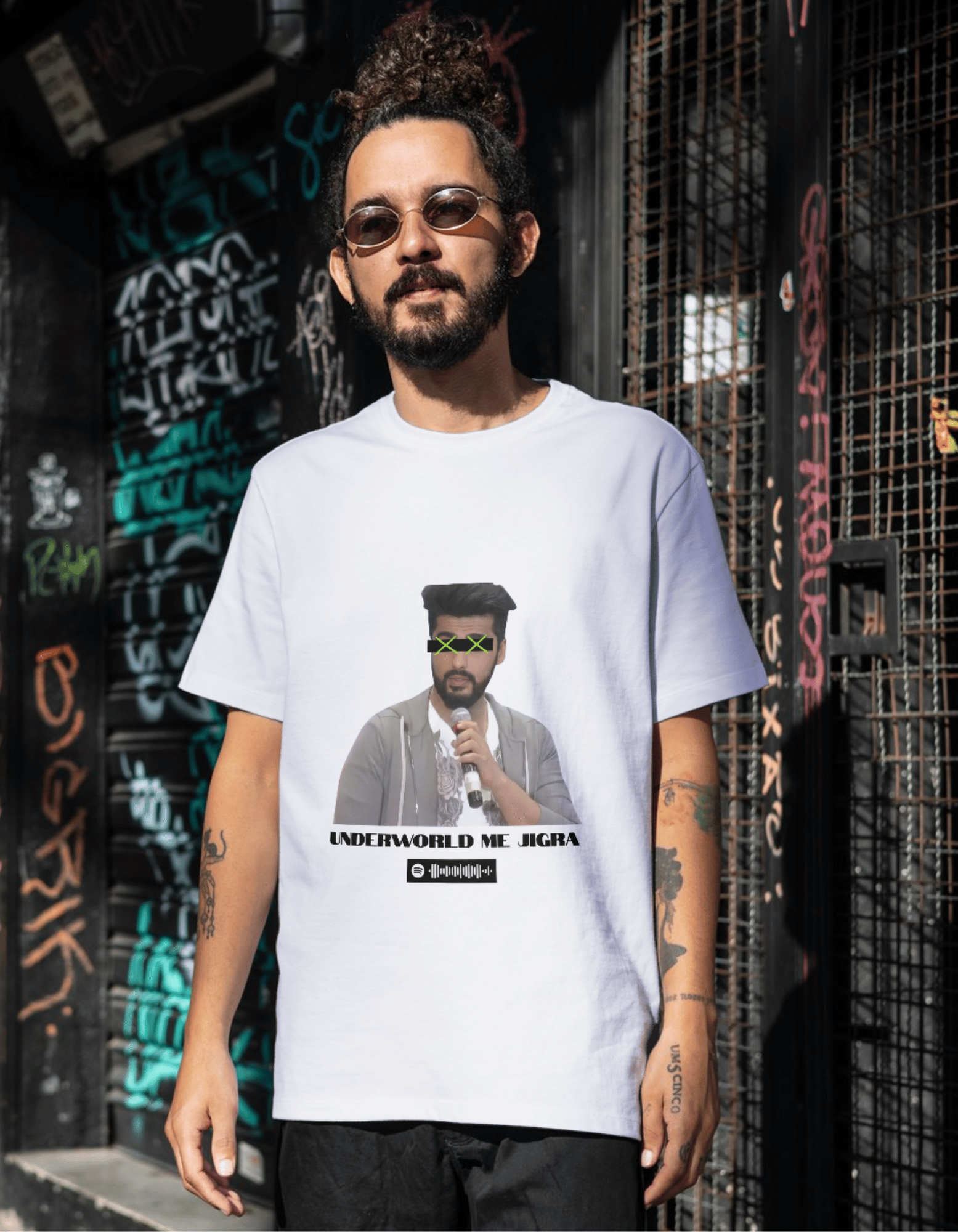 Underworld Me Jigra - White (Unisex T-Shirt)