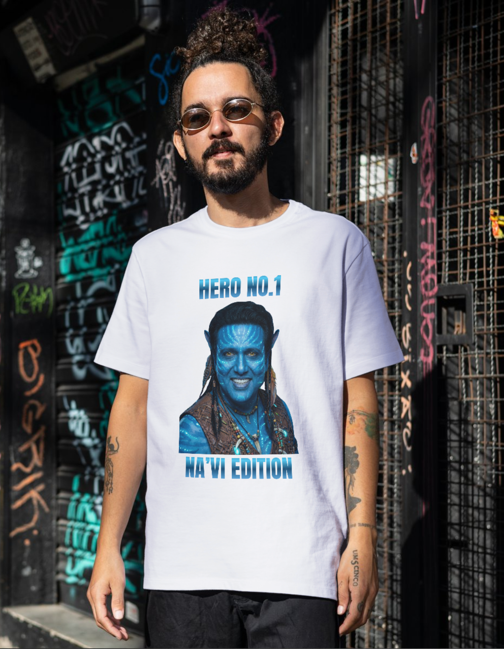 Govinda NA'VI | Black & White T-Shirt (Unisex)