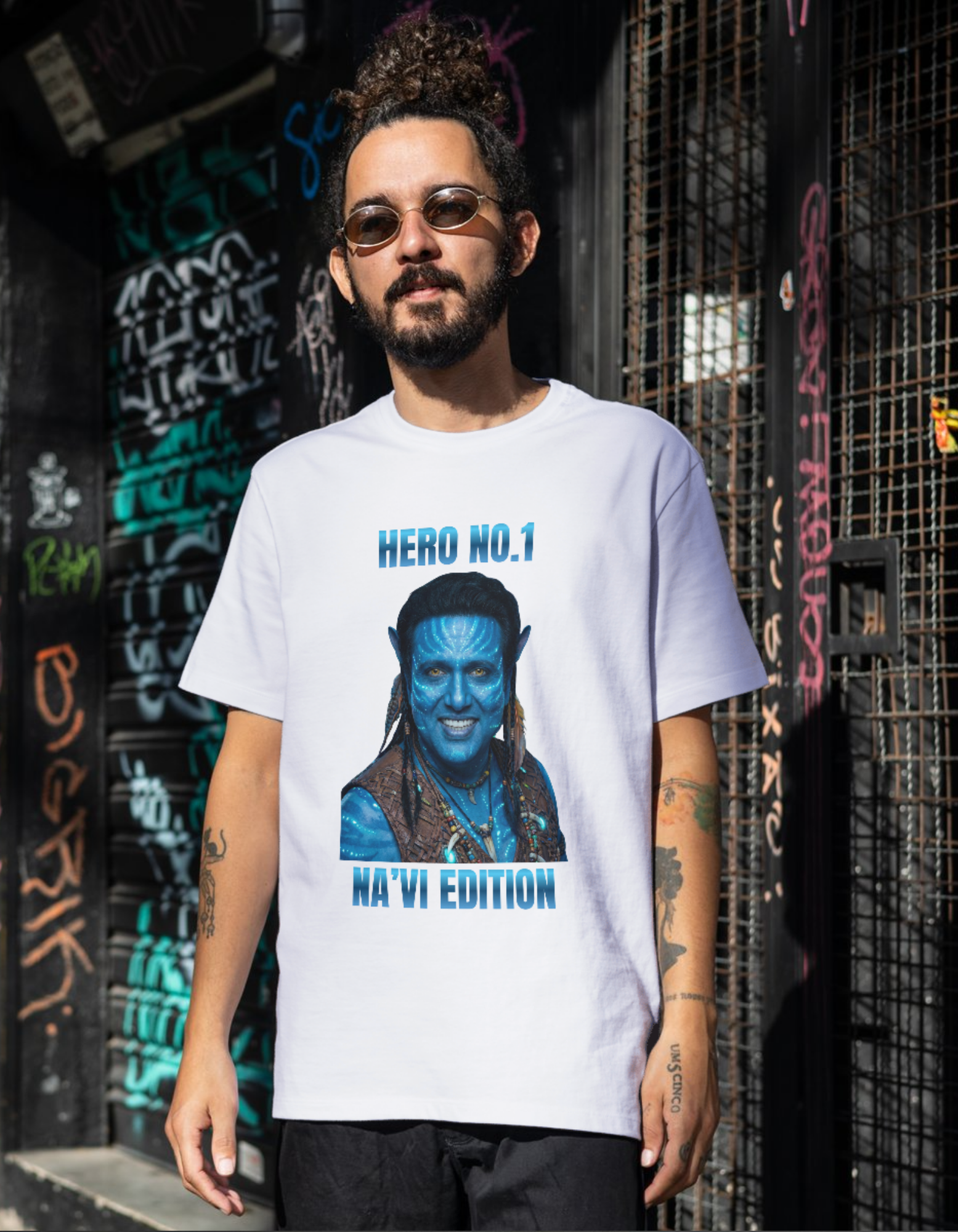 Govinda NA'VI | Black & White T-Shirt (Unisex)