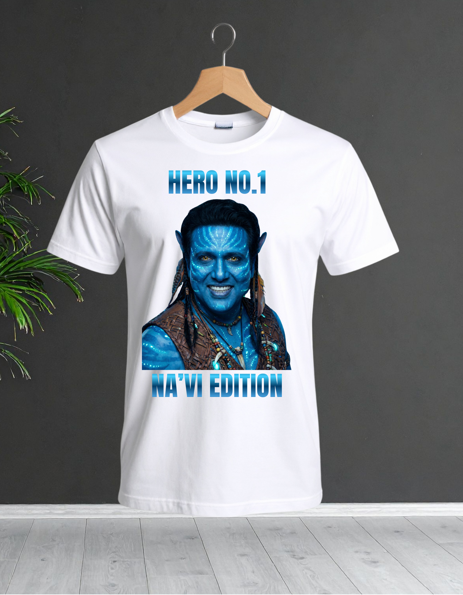 Govinda NA'VI | Black & White T-Shirt (Unisex)